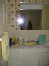 Hopkins Road bathroom prior to remodeling project.